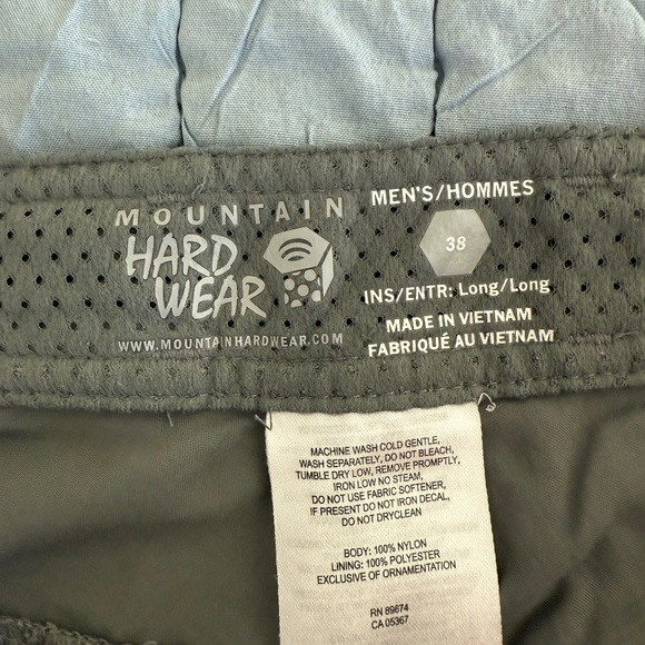 Mountain Hardwear Hiking Shorts- Grey - Picture 2 of 3